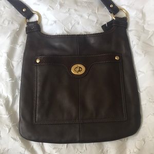 Brown coach bag